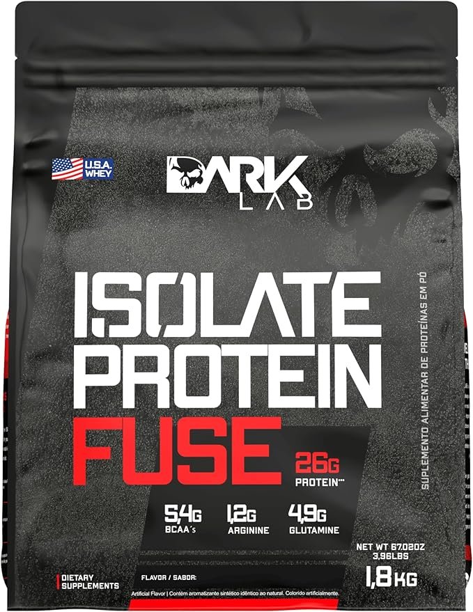 Isolate-Protein-Fuse-Dark-Lab-1.8Kg-Creme-de-Avela-Suporte-Muscular.jpg Isolate Protein Fuse Dark Lab, 1.8Kg, Creme de Avelã, Suporte Muscular - Imagem 1